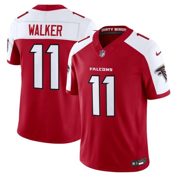 Atlanta Falcons Jalon Walker 2026 Vapor Limited Jersey - All Stitched - Red Alternate