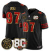 San Francisco 49ers Nick Bosa 80th Anniversary “Rivalries” Faithful To The Bay Patch Vapor Limited Jersey - All Stitched - Rivalries