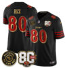 San Francisco 49ers Jerry Rice 80th Anniversary “Rivalries” Faithful To The Bay Patch Vapor Limited Jersey - All Stitched - Rivalries