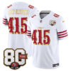 San Francisco 49ers Gold Blooded 415 80th Anniversary Patch Rivalries Edition Vapor Limited Jersey - All Stitched - White Gold