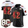 San Francisco 49ers Ronnie Lott 80th Anniversary Patch Rivalries Edition Vapor Limited Jersey - All Stitched - Black Alternate