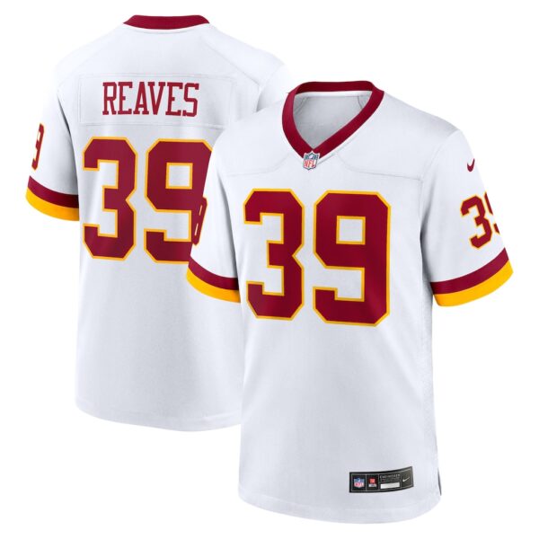 Washington Commanders Jeremy Reaves Super Bowl Era Game Jersey - All Stitched - White