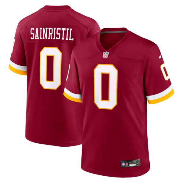 Washington Commanders Mike Sainristil Game Jersey - All Stitched - Burgundy