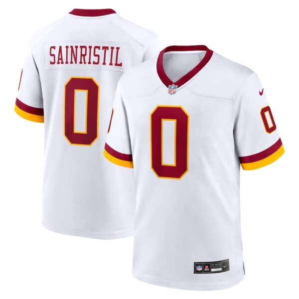 Washington Commanders Mike Sainristil Super Bowl Era Game Jersey - All Stitched - White