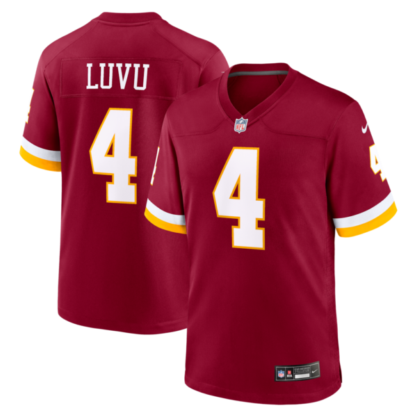 Washington Commanders Frankie Luvu Game Jersey - All Stitched - Burgundy