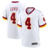 Washington Commanders Frankie Luvu Super Bowl Era Game Jersey - All Stitched - White