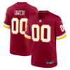 Washington Commanders Odafe Oweh Game Jersey - All Stitched - Burgundy