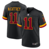 Washington Commanders Luke McCaffrey Hail Raiser Alternate Game Jersey - All Stitched - Black