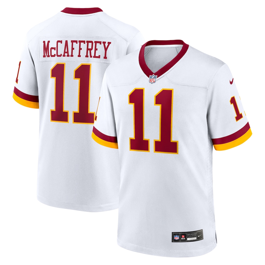 Washington Commanders Luke McCaffrey Super Bowl Era Game Jersey - All Stitched - White