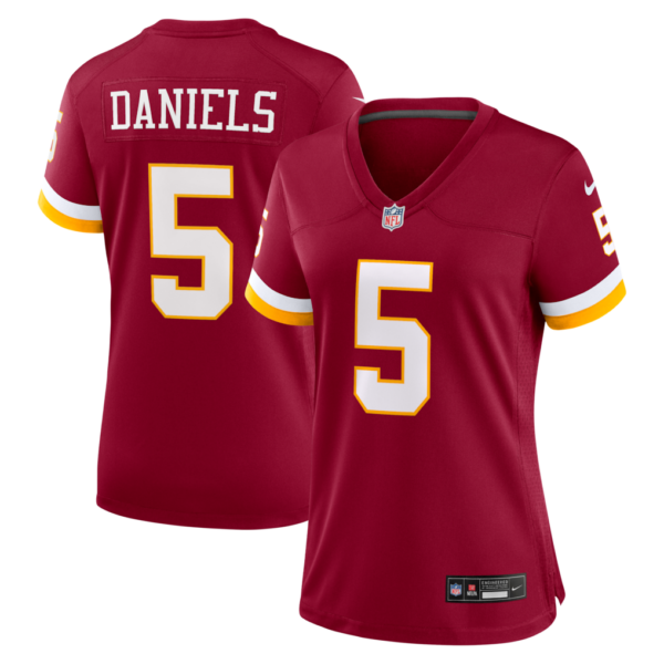 Women's Washington Commanders Jayden Daniels Game Jersey - All Stitched - Burgundy