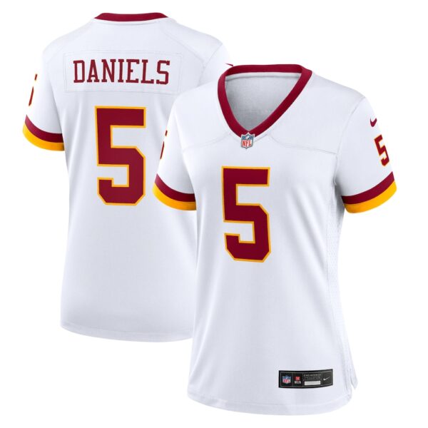 Women's Washington Commanders Jayden Daniels Super Bowl Era Game Jersey - All Stitched - White