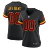 Women's Washington Commanders Hail Raiser Alternate Game Custom Jersey - All Stitched - Black