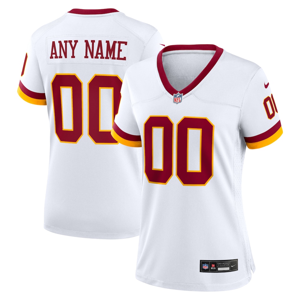 Women's Washington Commanders Super Bowl Era Game Custom Jersey - All Stitched - White