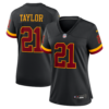 Women's Washington Commanders Sean Taylor Hail Raiser Alternate Game Jersey - All Stitched - Black