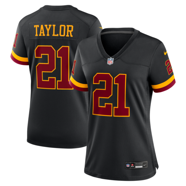 Women's Washington Commanders Sean Taylor Hail Raiser Alternate Game Jersey - All Stitched - Black