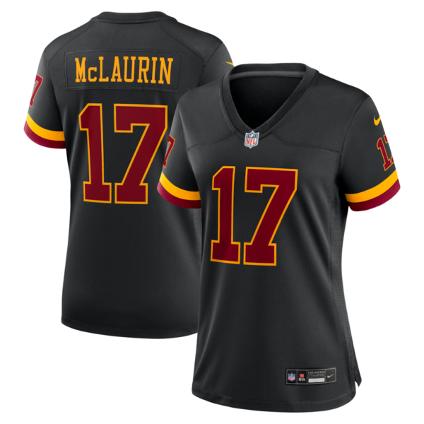 Women's Washington Commanders Terry McLaurin Hail Raiser Alternate Game Jersey - All Stitched - Black