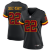 Women's Washington Commanders Jacory Croskey-Merritt Hail Raiser Alternate Game Jersey - All Stitched - Black