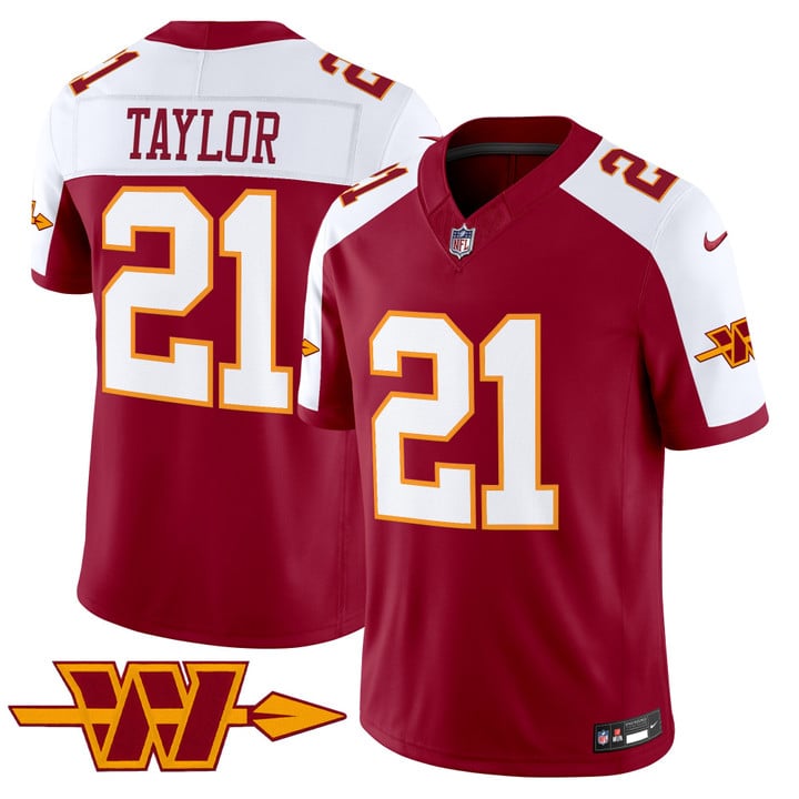 Washington Commanders Sean Taylor Throwback Vapor Limited Jersey - All Stitched - Burgundy Alternate