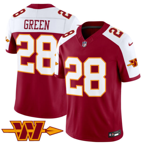 Washington Commanders Darrell Green Throwback Vapor Limited Jersey - All Stitched - Burgundy Alternate