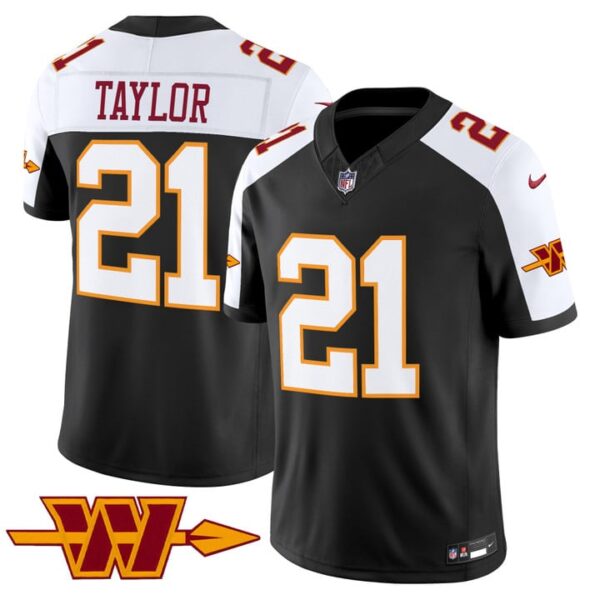Washington Commanders Sean Taylor Throwback Vapor Limited Jersey - All Stitched - Black Alternate