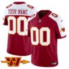 Washington Commanders Throwback Vapor Limited Custom Jersey - All Stitched - Burgundy Alternate