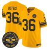 Pittsburgh Steelers Jerome Bettis Throwback 1962 - Est. 1933 Patch Vapor Limited Jersey - All Stitched - Gold