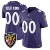 Baltimore Ravens 2026 Vapor Limited Custom Jersey - All Stitched - Purple