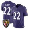 Baltimore Ravens Derrick Henry 2026 Vapor Limited Jersey - All Stitched - Purple