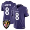 Baltimore Ravens Lamar Jackson 2026 Vapor Limited Jersey - All Stitched - Purple