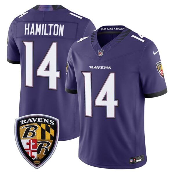 Baltimore Ravens Kyle Hamilton 2026 Vapor Limited Jersey - All Stitched - Purple