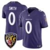 Baltimore Ravens Roquan Smith 2026 Vapor Limited Jersey - All Stitched - Purple