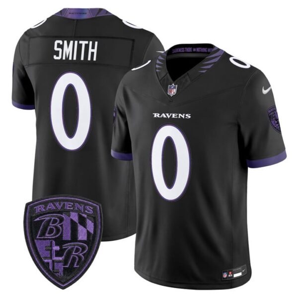 Baltimore Ravens Roquan Smith 2026 Vapor Limited Jersey - All Stitched - Black