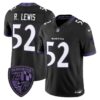 Baltimore Ravens Ray Lewis 2026 Vapor Limited Jersey - All Stitched - Black