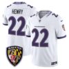 Baltimore Ravens Derrick Henry 2026 Vapor Limited Jersey - All Stitched - White