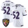 Baltimore Ravens Ray Lewis 2026 Vapor Limited Jersey - All Stitched - White