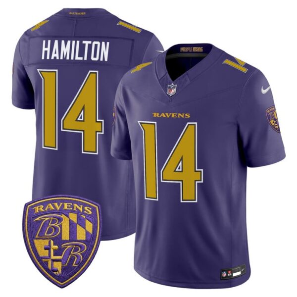 Baltimore Ravens Kyle Hamilton 2026 Vapor Limited Jersey - All Stitched - Purple Limited