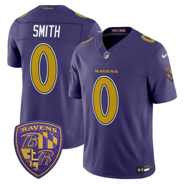Baltimore Ravens Roquan Smith 2026 Vapor Limited Jersey - All Stitched - Purple Limited