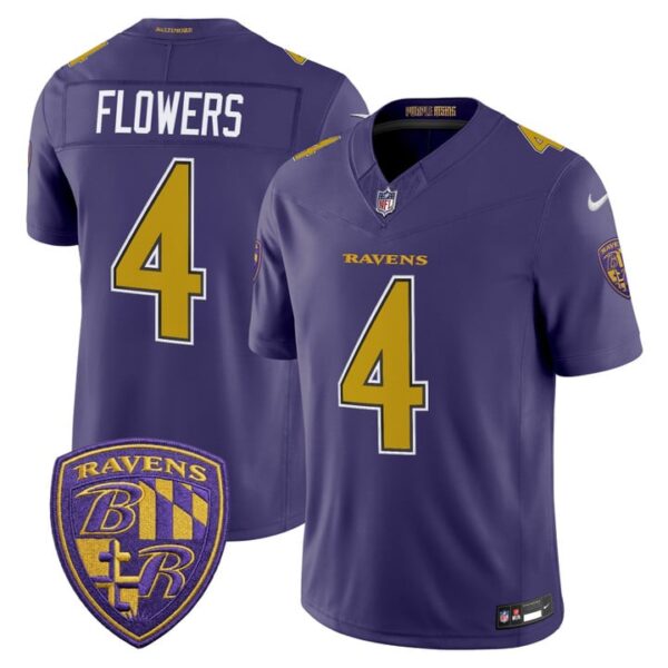 Baltimore Ravens Zay Flowers 2026 Vapor Limited Jersey - All Stitched - Purple Limited
