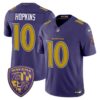 Baltimore Ravens DeAndre Hopkins 2026 Vapor Limited Jersey - All Stitched - Purple Limited