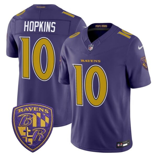 Baltimore Ravens DeAndre Hopkins 2026 Vapor Limited Jersey - All Stitched - Purple Limited
