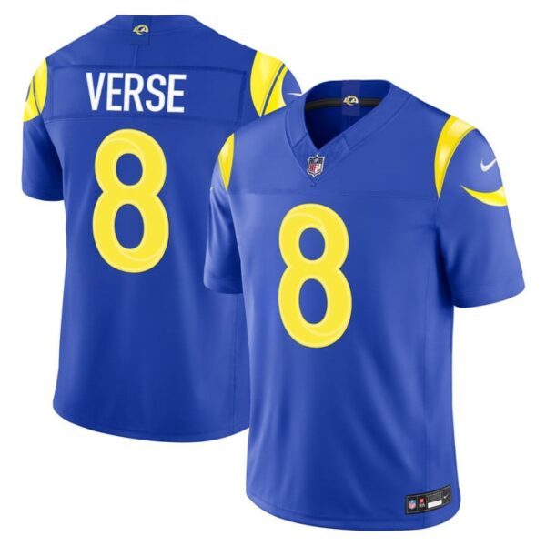 Los Angeles Rams Jared Verse 2026 Vapor Limited Jersey - All Stitched - Royal