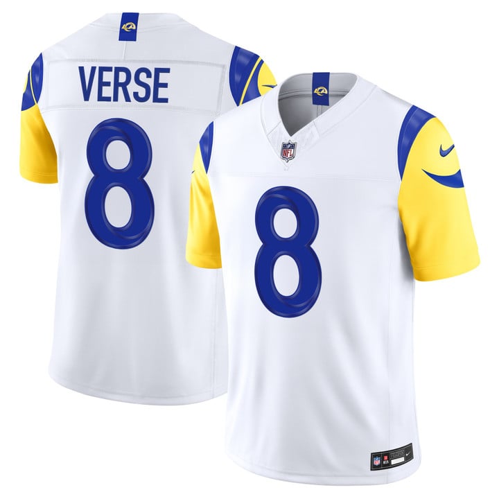 Los Angeles Rams Jared Verse 2026 Vapor Limited Jersey - All Stitched - White
