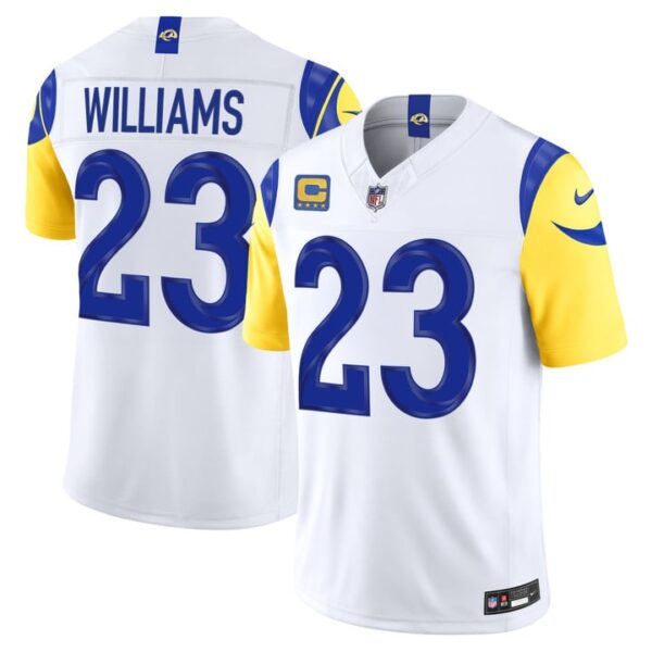 Los Angeles Rams Kyren Williams 2026 Vapor Limited Jersey - All Stitched - White