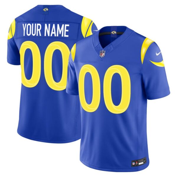 Los Angeles Rams 2026 Vapor Limited Custom Jersey - All Stitched - Royal