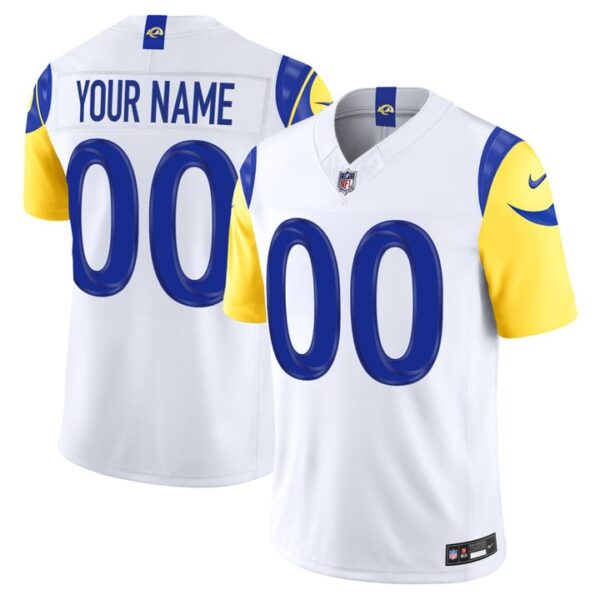 Los Angeles Rams 2026 Vapor Limited Custom Jersey - All Stitched - White