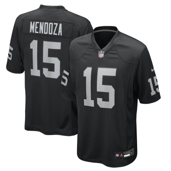 Las Vegas Raiders Fernando Mendoza 2026 NFL Draft First Round Pick No. 1 Team Game Jersey - Black