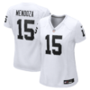 Women's Las Vegas Raiders Fernando Mendoza 2026 NFL Draft First Round Pick No. 1 Team Game Jersey - White