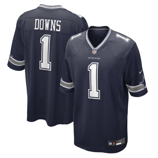 Dallas Cowboys Caleb Downs 2026 NFL Draft First Round Pick No. 11 Team Game Jersey - Navy