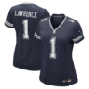 Women's Dallas Cowboys Malachi Lawrence 2026 NFL Draft First Round Pick No. 20 Team Game Jersey - Navy