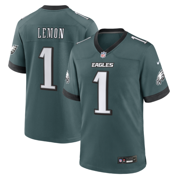 Philadelphia Eagles Makai Lemon 2026 NFL Draft First Round Pick No. 20 Team Game Jersey - Green